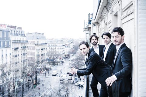 Le Quatuor Eclisses, Paris, janvier 2020