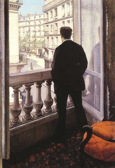 Gustave Caillebotte - Jeune homme à la fenêtre (1876)