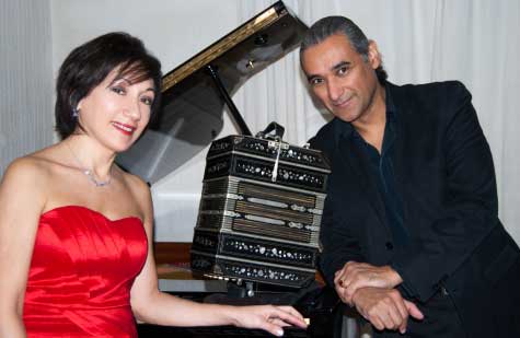 Lucia Abonizio (piano) et Alberto Pereyra (bandonéon)