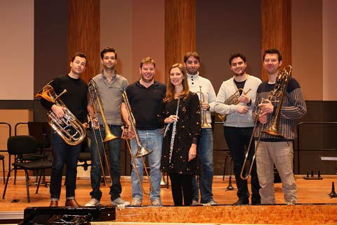 Gouache Wind Ensemble<br>Photo Chris Poffi