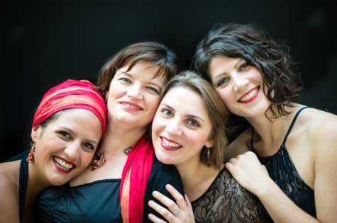 Anaïs Vintour, Delphine Cadet, Marion Delcourt, Corinne Bahuaud